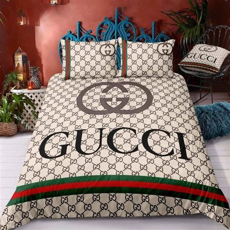 replica gucci bed set|gucci comforter sets.